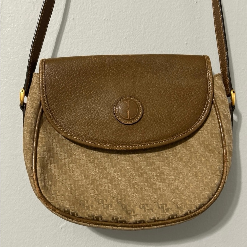 Gucci vintage Brown Leather Crossbody Bag